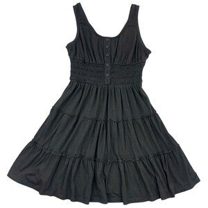 Urban Outfitters Tiered Ruffle Sleeveless Mini Dress